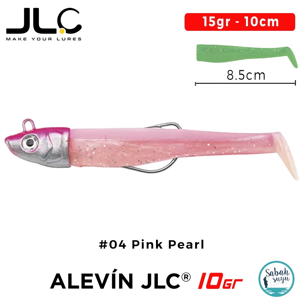 JLC Alevin Set 15gr 10cm #04 Pink Pearl Silikon Balık