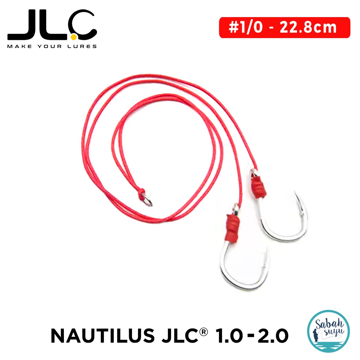 JLC Çiftli Hazır Asist İğne #1/0 22.8cm Nautilus 1.0/2.0 (1 Adet)