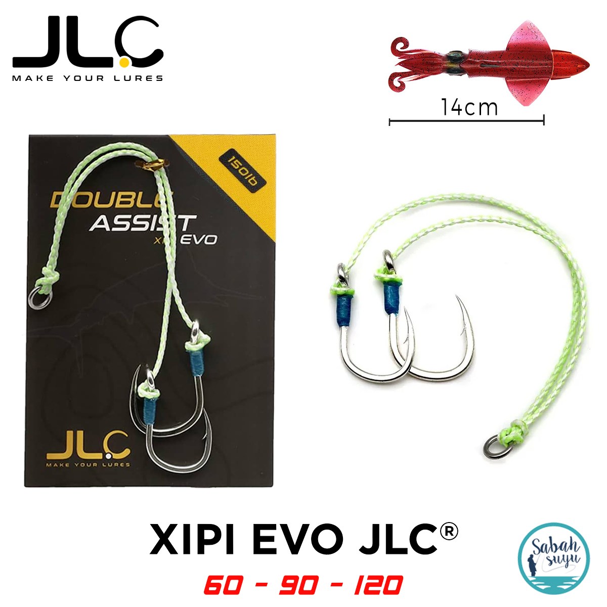 JLC Çiftli Hazır Asist İğne #2/0 140lb Xipi Evo 14cm (1 Adet)