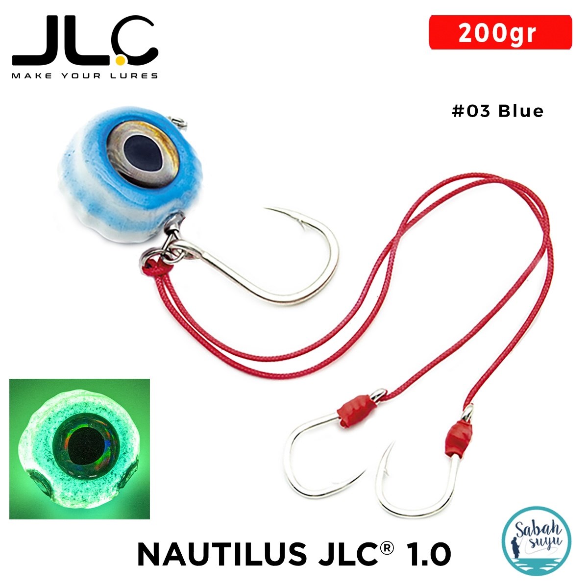 JLC Nautilus 1.0 Live Kabura Set 200gr #03 Blue