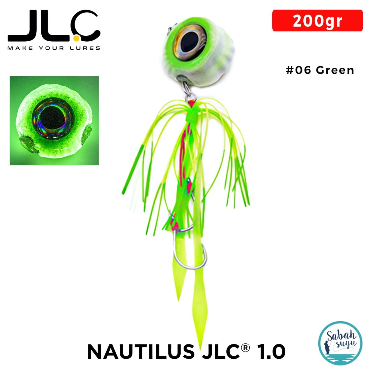 JLC Nautilus 1.0 Tai Rubber Set 200gr #06 Green