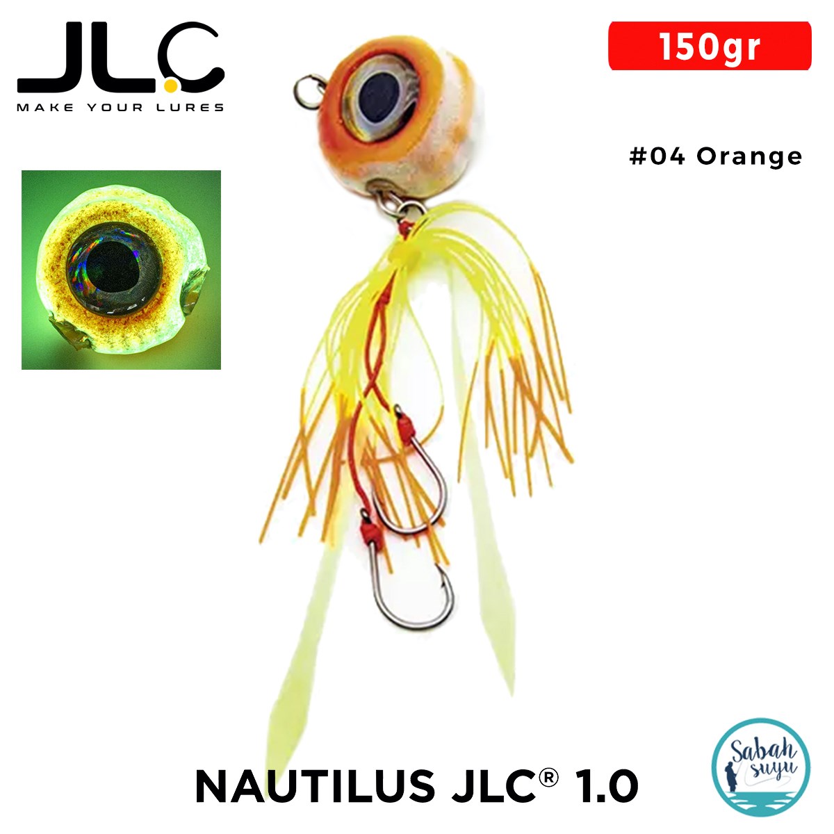 JLC Nautilus 1.0 Tai Rubber Set 150gr #04 Orange