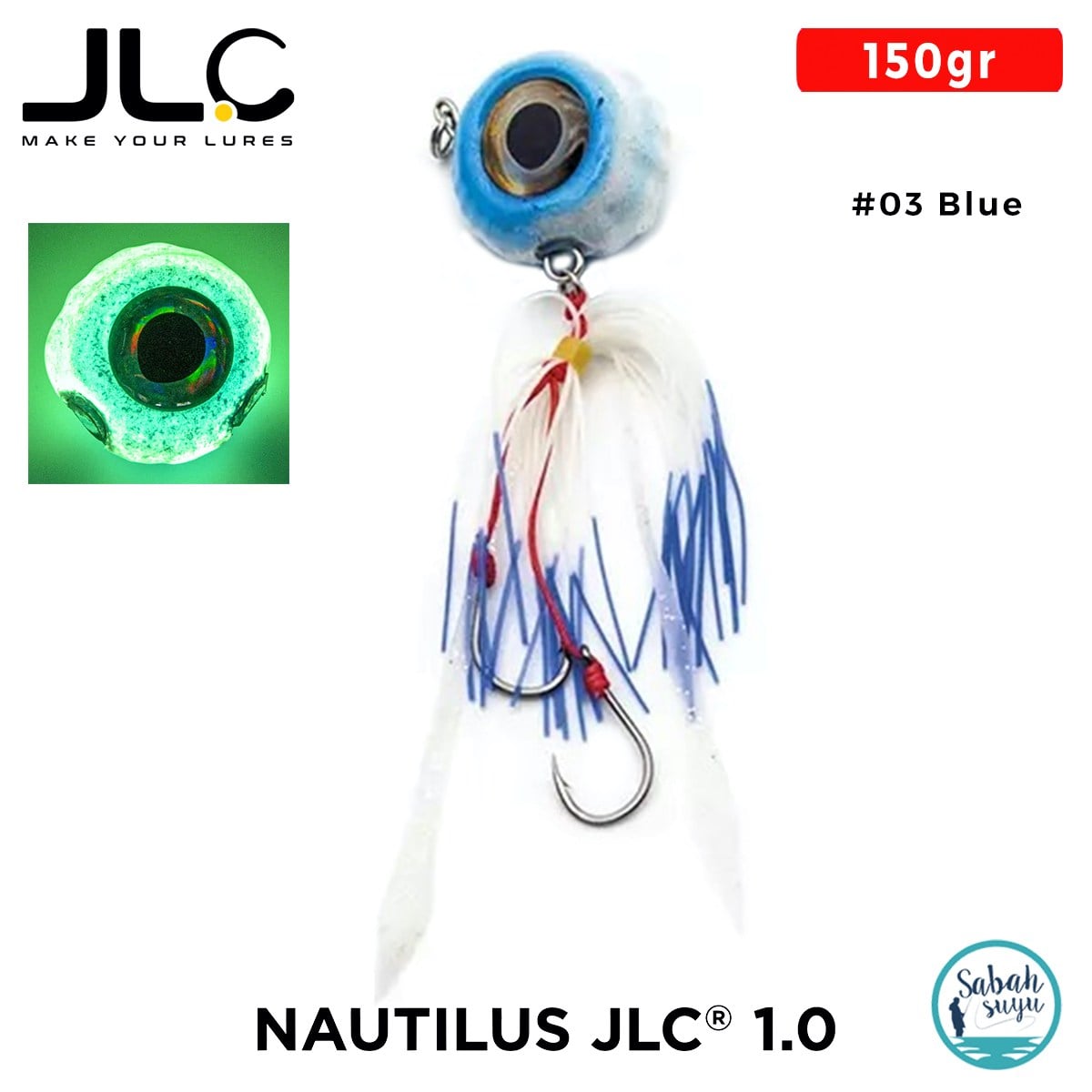 JLC Nautilus 1.0 Tai Rubber Set 150gr #03 Blue