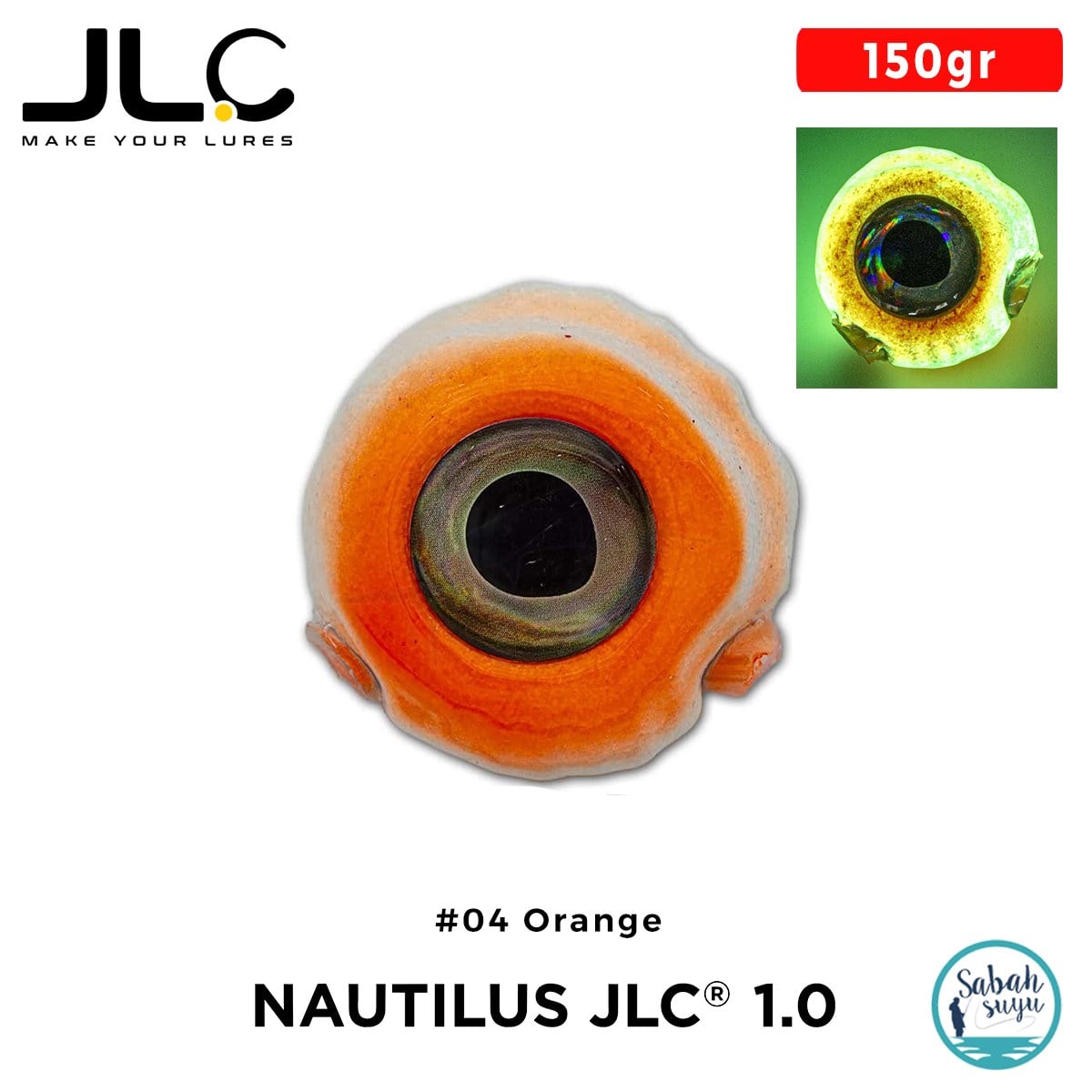 JLC Nautilus 1.0 Tai Rubber Kafa 150gr #04 Orange