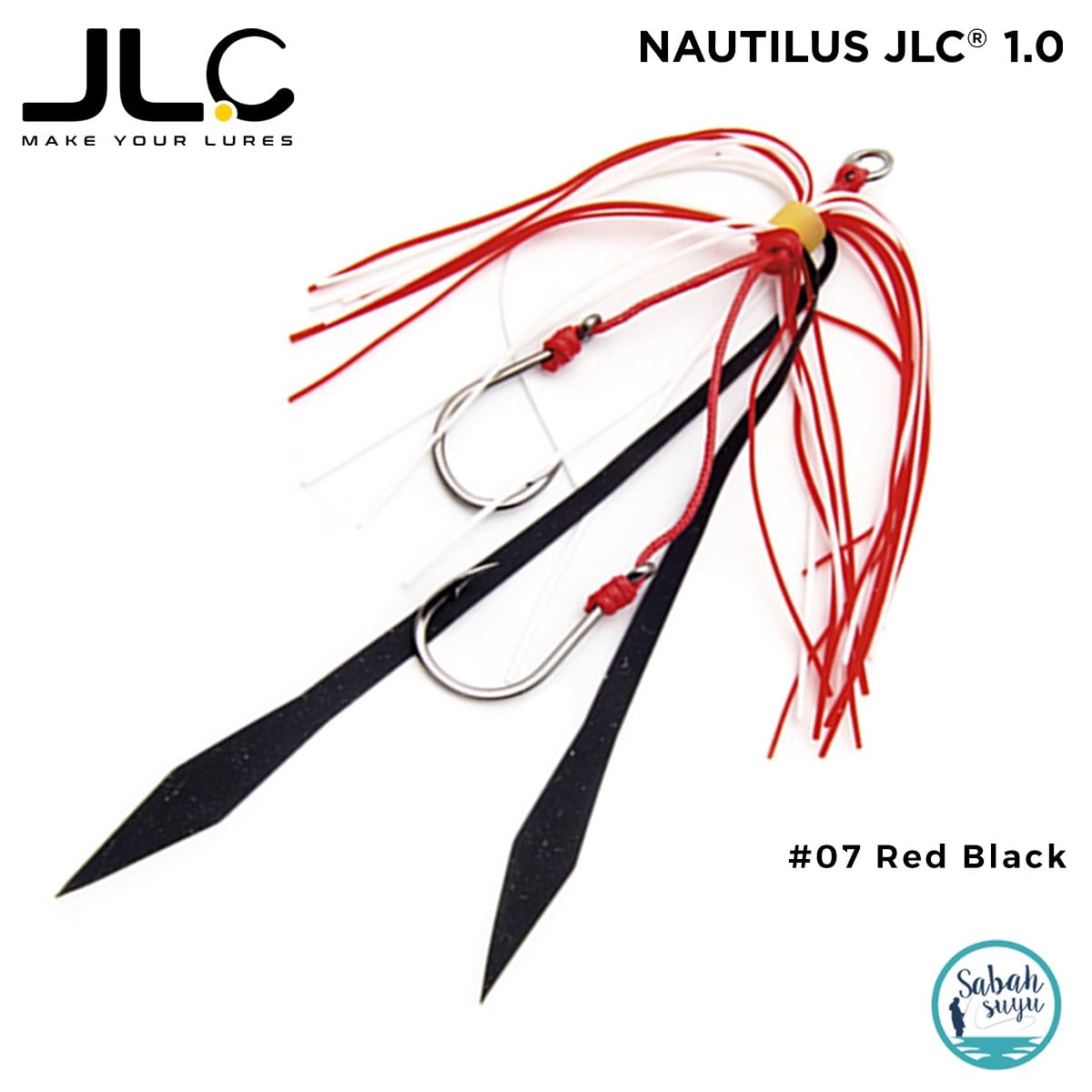 JLC Nautilus 1.0 Tai Rubber İğneli Etek (#9 BKK) #07 Red Black