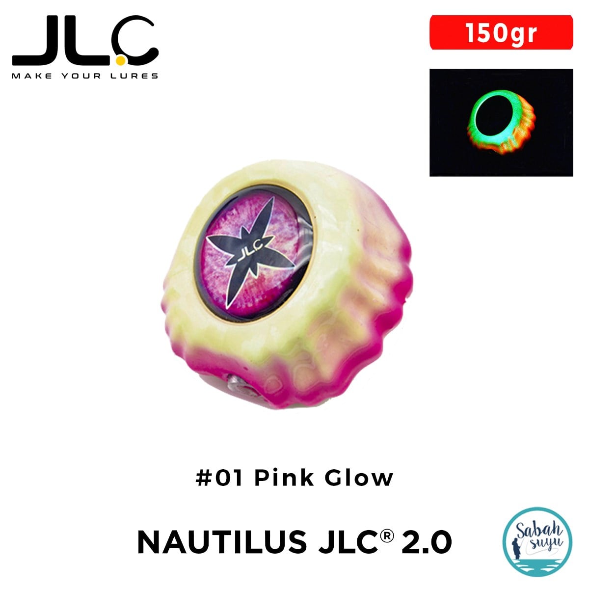 JLC Nautilus 2.0 Tai Rubber Kafa 150gr #01 Pink Glow