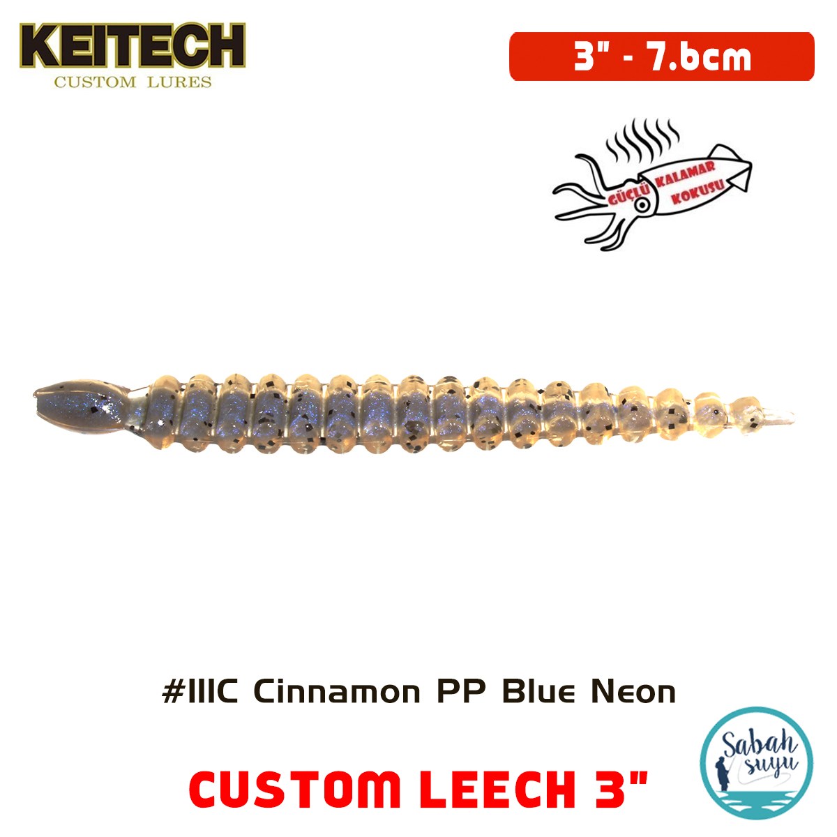 Keitech Custom Leech 7.6cm (3