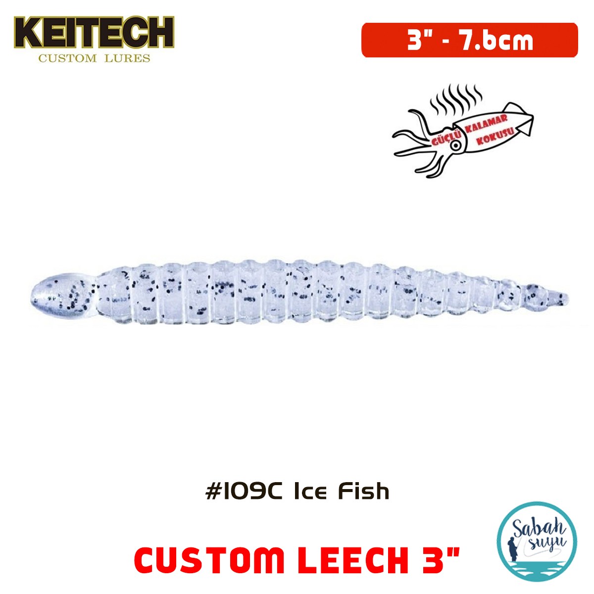 Keitech Custom Leech 7.6cm (3