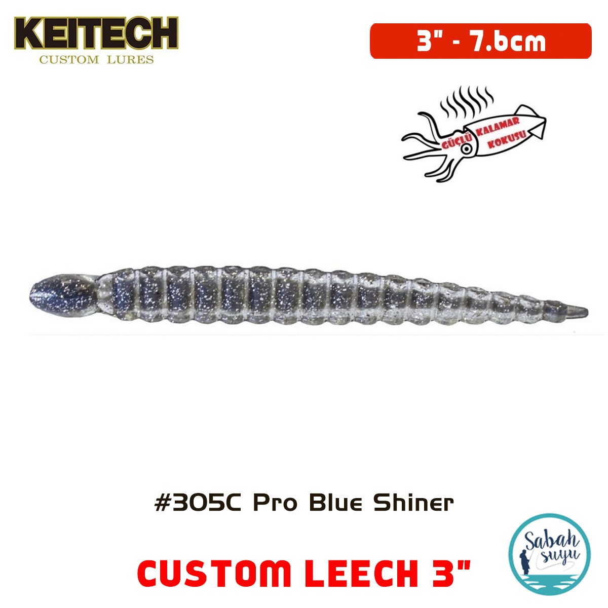 Keitech Custom Leech 7.6cm (3
