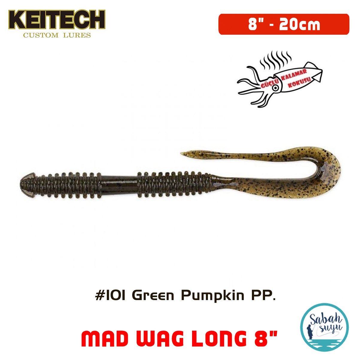 Keitech Mad Wag Long 20cm (8