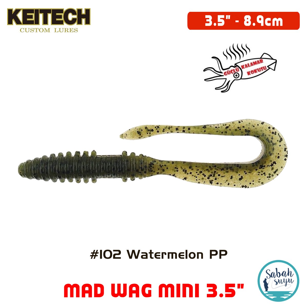 Keitech Mad Wag Mini 8.9cm (3.5