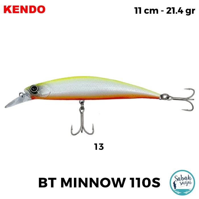 Kendo BT Minnow 110S 11cm 21.4gr Maket Balık #13