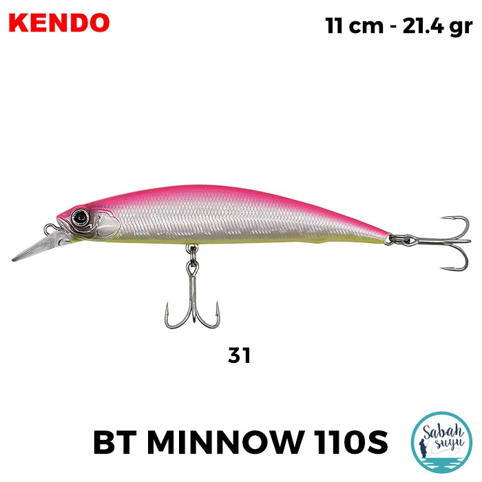 Kendo BT Minnow 110S 11cm 21.4gr Maket Balık #31