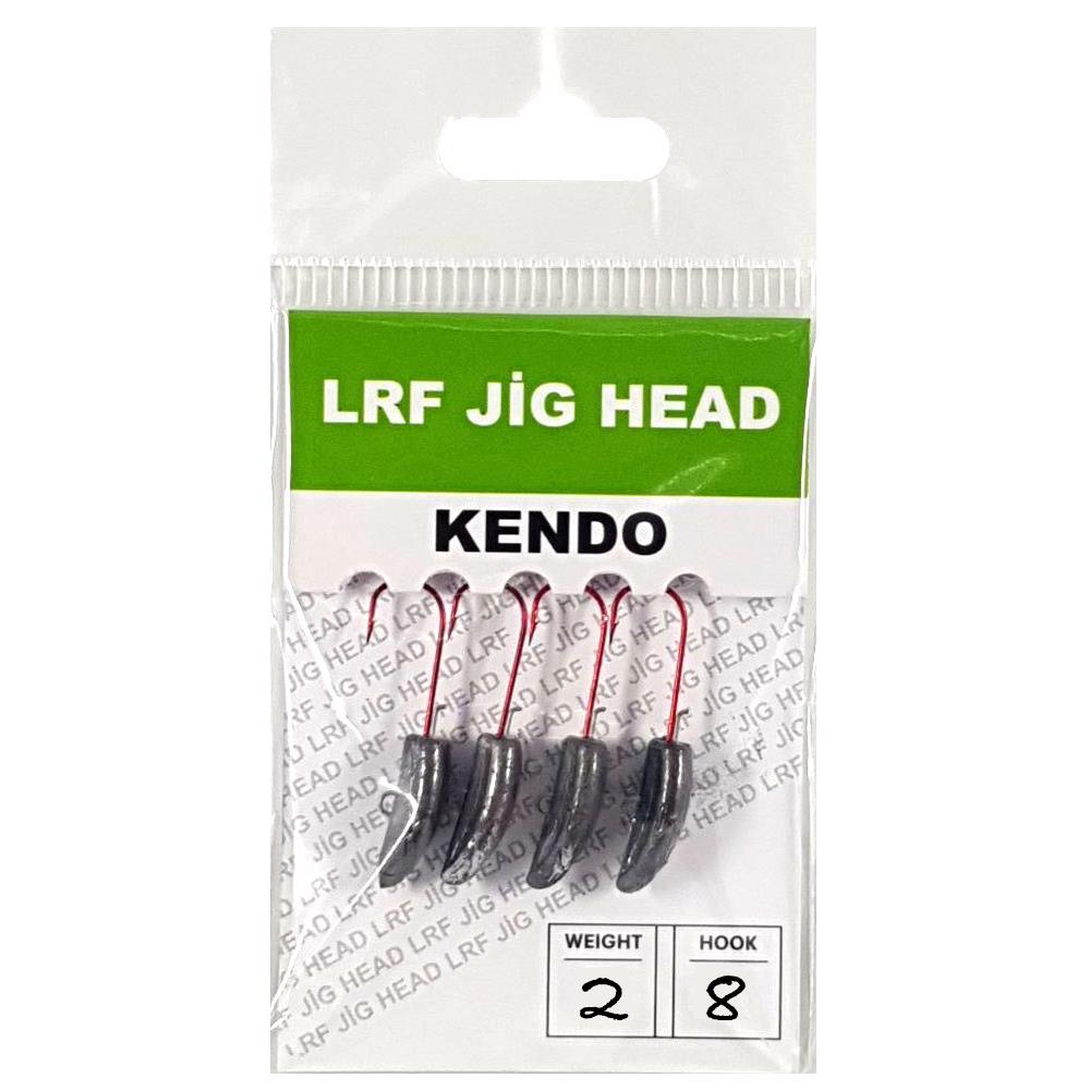 Kendo LRF Jig Head Kırmızı İğneli 2gr #8 (4 Adet)
