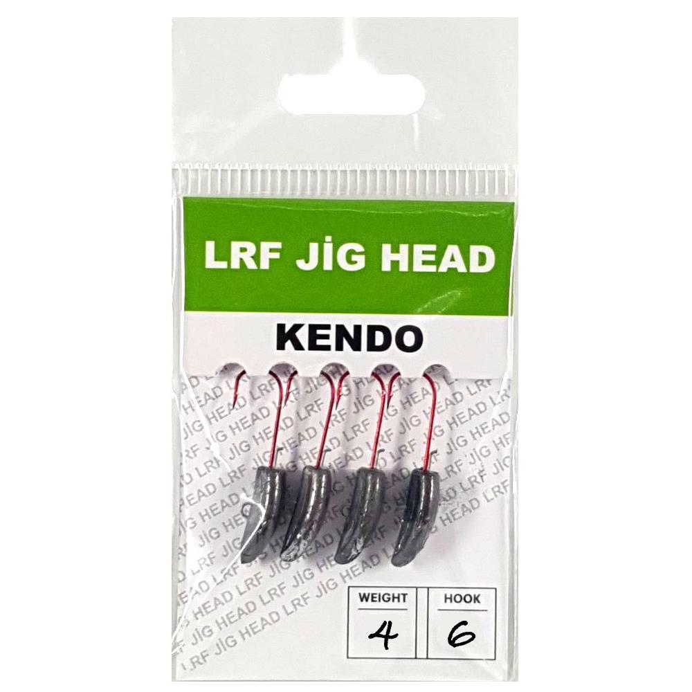 Kendo LRf Jig Head Kırmızı İğneli 4gr #6 (4 Adet)