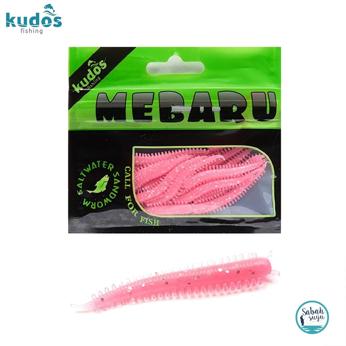 Kudos Mebaru Worm 4cm (15 Adet) Pink