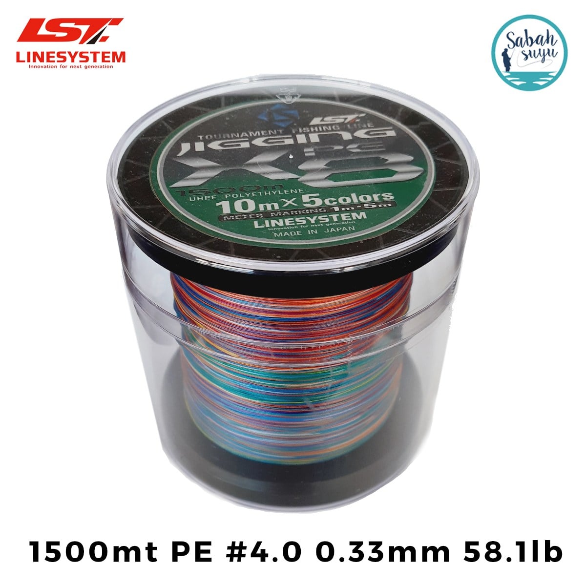 Linesystem Jigging X8 İp Misina PE 4.0 0.33mm 58.1lb 1500mt