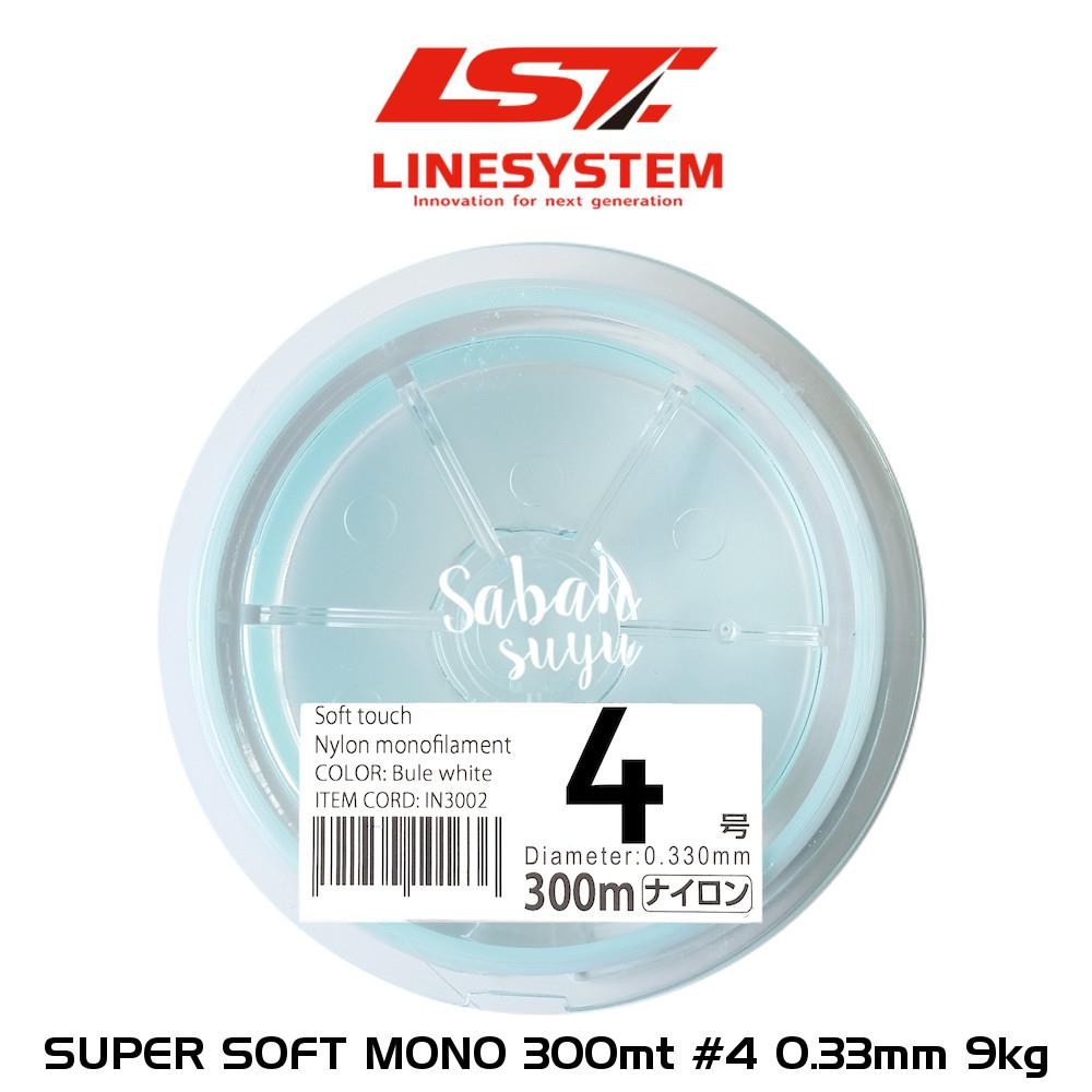 Linesystem Super Soft Mono Misina #4 0.33mm 9kg. 300mt.