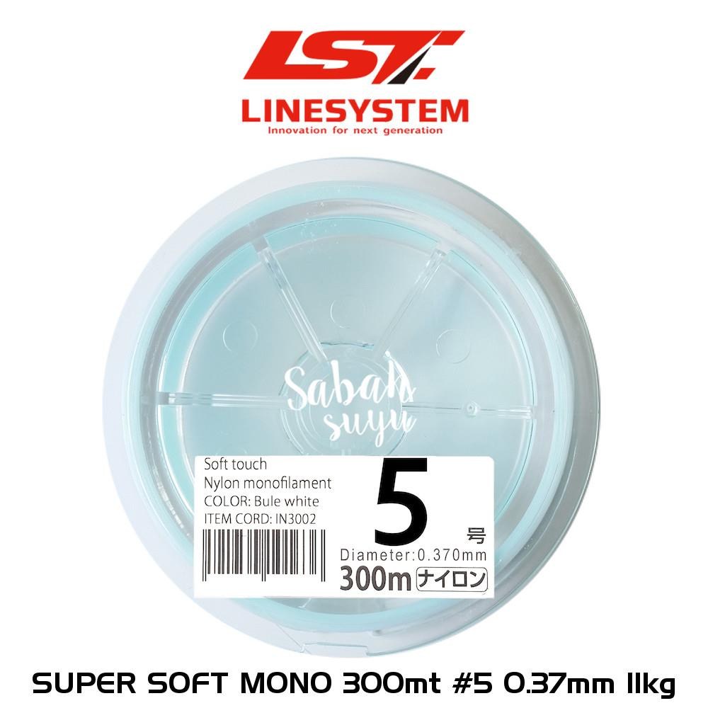 Linesystem Super Soft Mono Misina #5 0.37mm 11kg. 300mt.