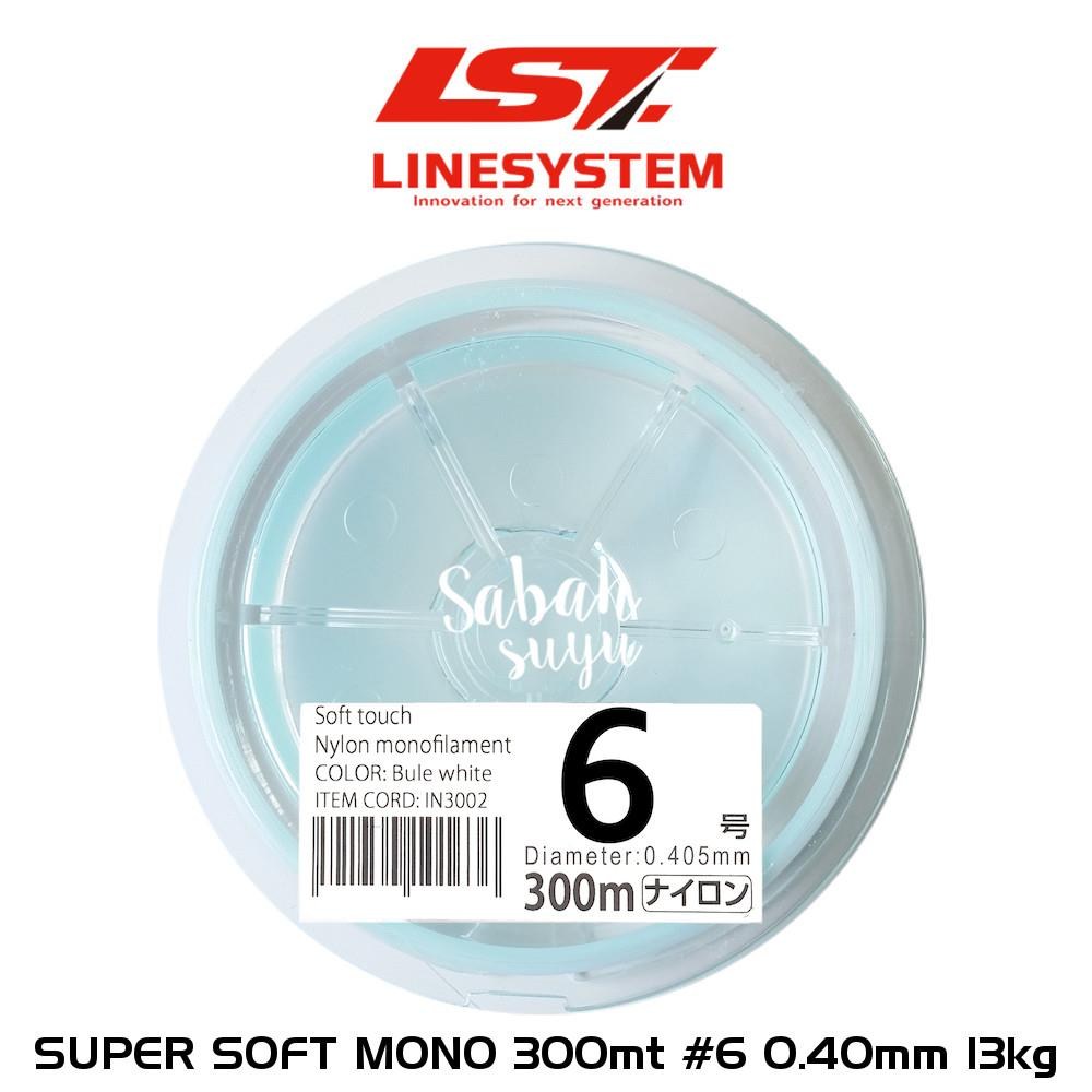 Linesystem Super Soft Mono Misina #6 0.40mm 13kg. 300mt.