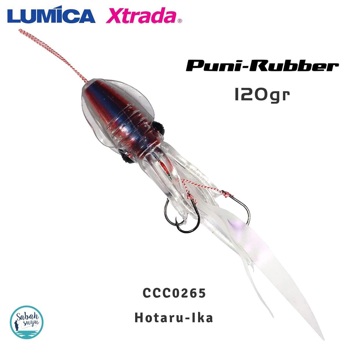 Lumica Xtrada Puni Rubber Tai Rubber Slider 120gr. C00265 Hotaru Ika
