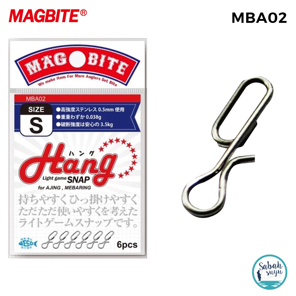 Magbite Light Game Snap Hang #S (6 Adet)