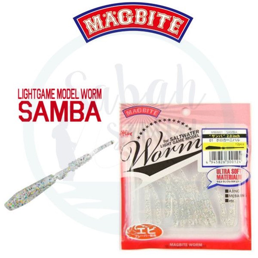 Magbite Samba LRF Silikon Kurt 5 cm Renk:01