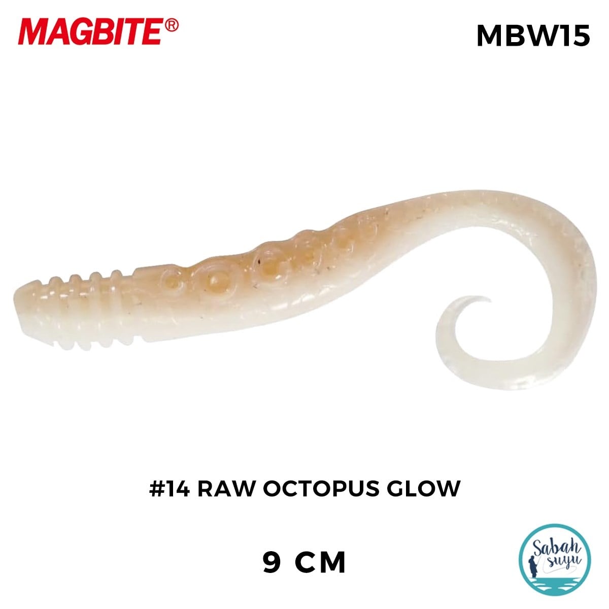 Magbite Silikon Ahtapot Bacağı 9cm #14 Raw Octopus Glow (4 Adet)