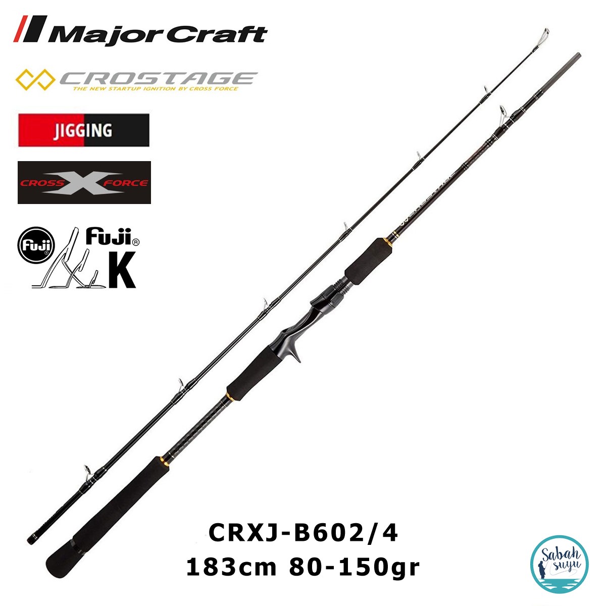 Major Craft Crostage CRXJ-B602/4 183cm 80-150gr (2P) Tetikli Jigging Kamış