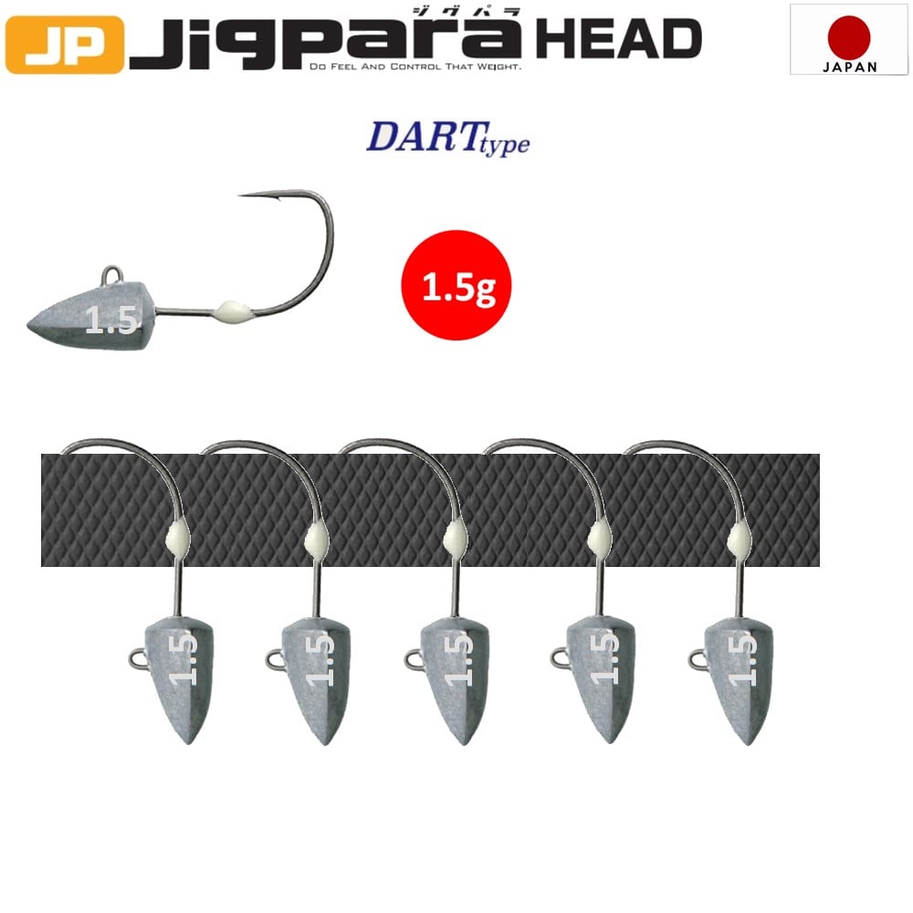Major Craft Jigpara Head JPHD-1.5gr/ DART
