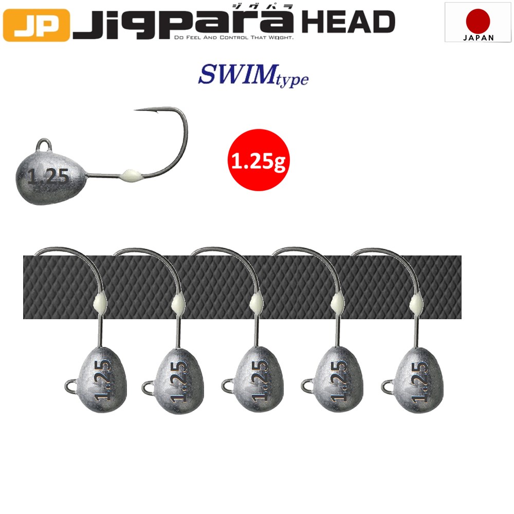 Major Craft Jigpara Head JPHD-1.25gr/ SWIM