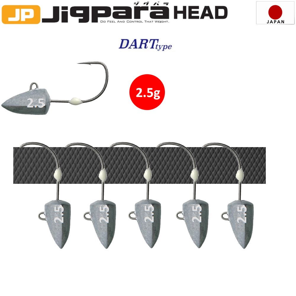 Major Craft Jigpara Head JPHD-2.5gr/ DART