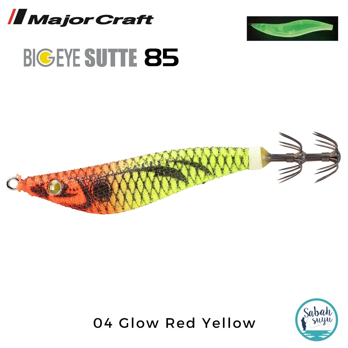 Major Craft Kalamar Zokası BES-85 04 Glow Red Yellow