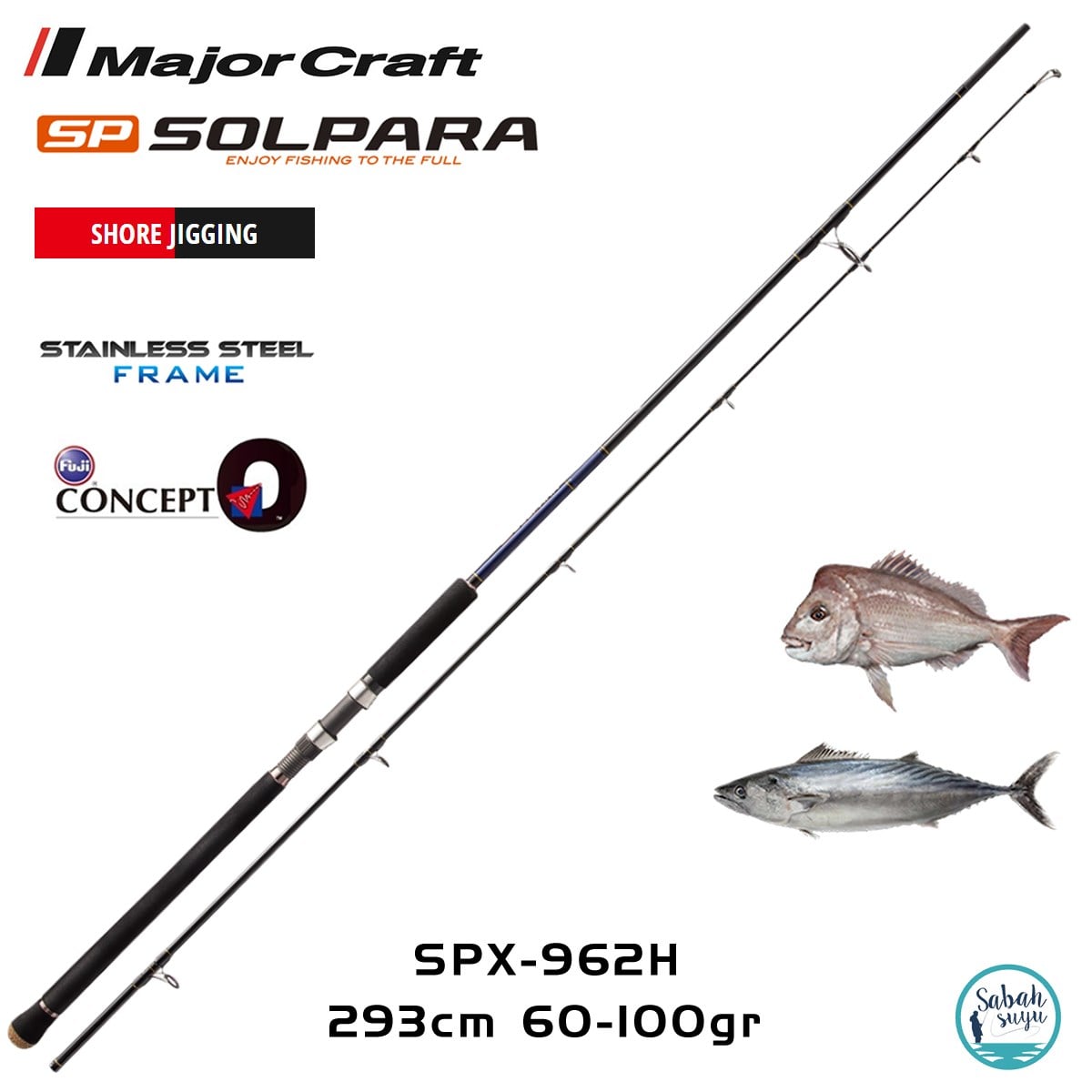 Major Craft Solpara SPX-962H 293cm 60-100gr (2P) Shore Jigging Kamış