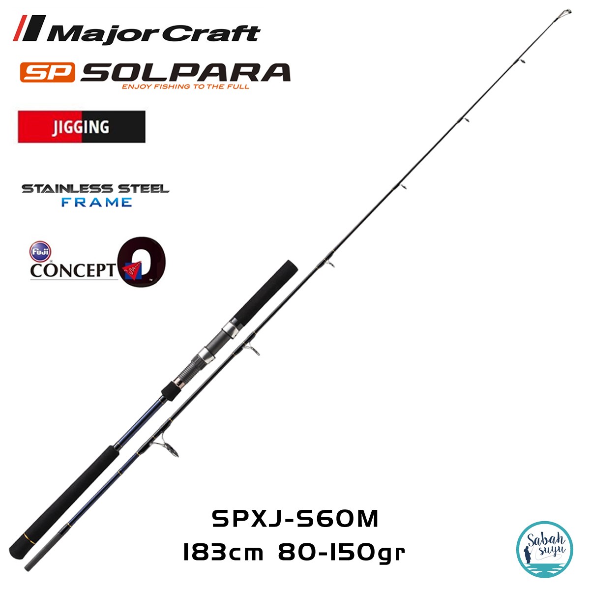 Major Craft Solpara SPXJ-S60M 183cm 80-150gr (S2P) Jigging Kamış