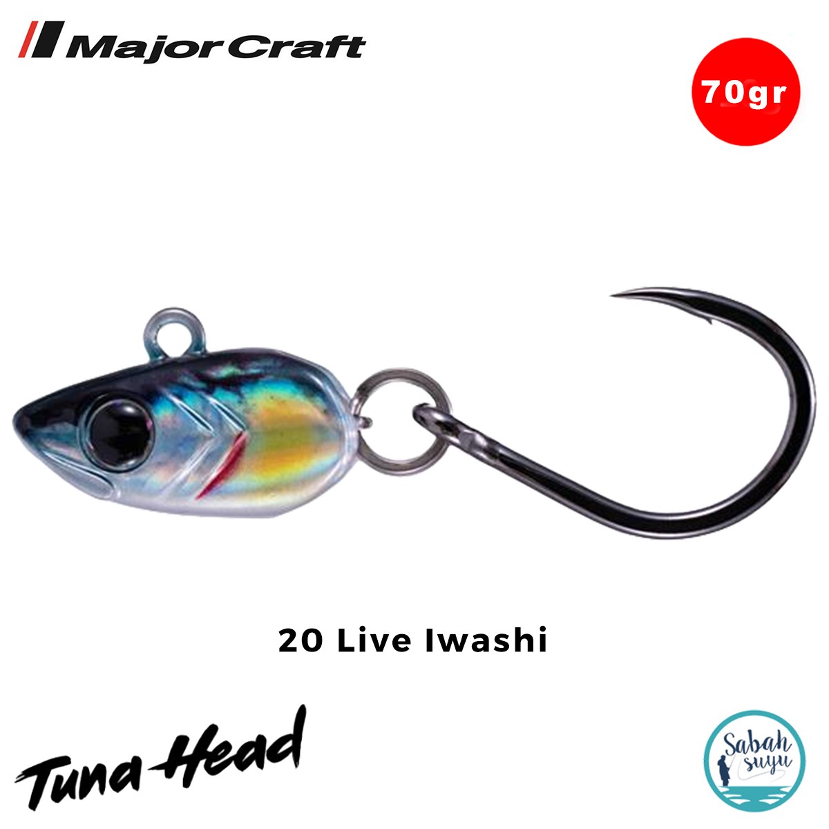 Major Craft Tuna Head GKHD-70gr #10/0 20 Live Iwashi