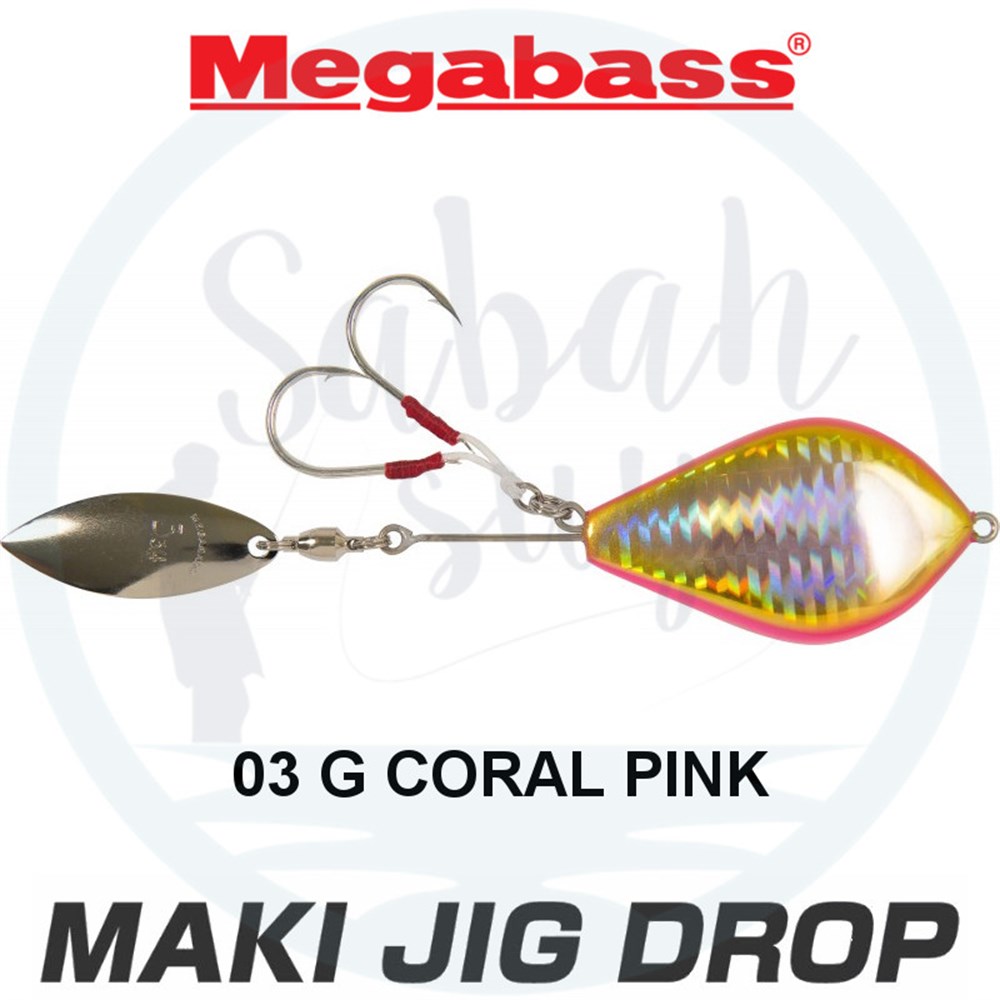 Megabass Maki Jig Drop 150gr 03 G Coral Pink