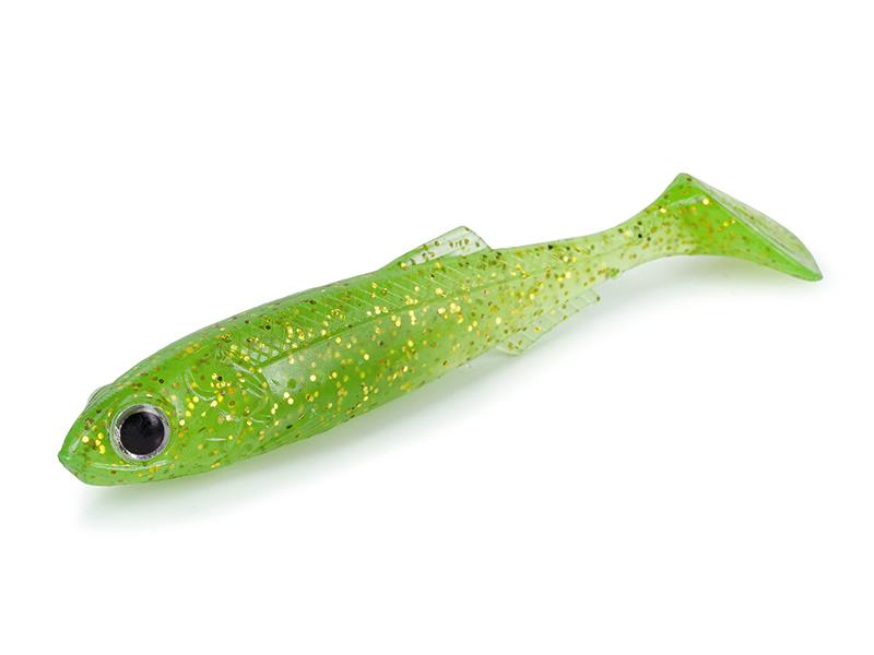 Molix RT Shad 4.5'' 11cm (4 Ad) Silikon Balık UV Lime Gold Flake