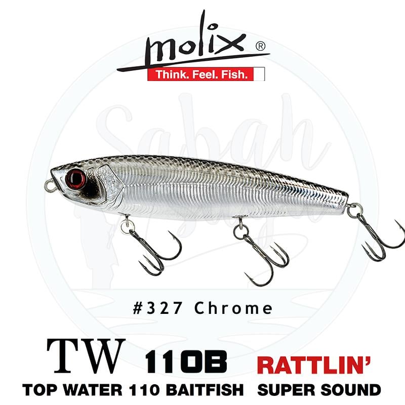 Molix Top Water 110 Baitfish 11cm 23gr Chrome