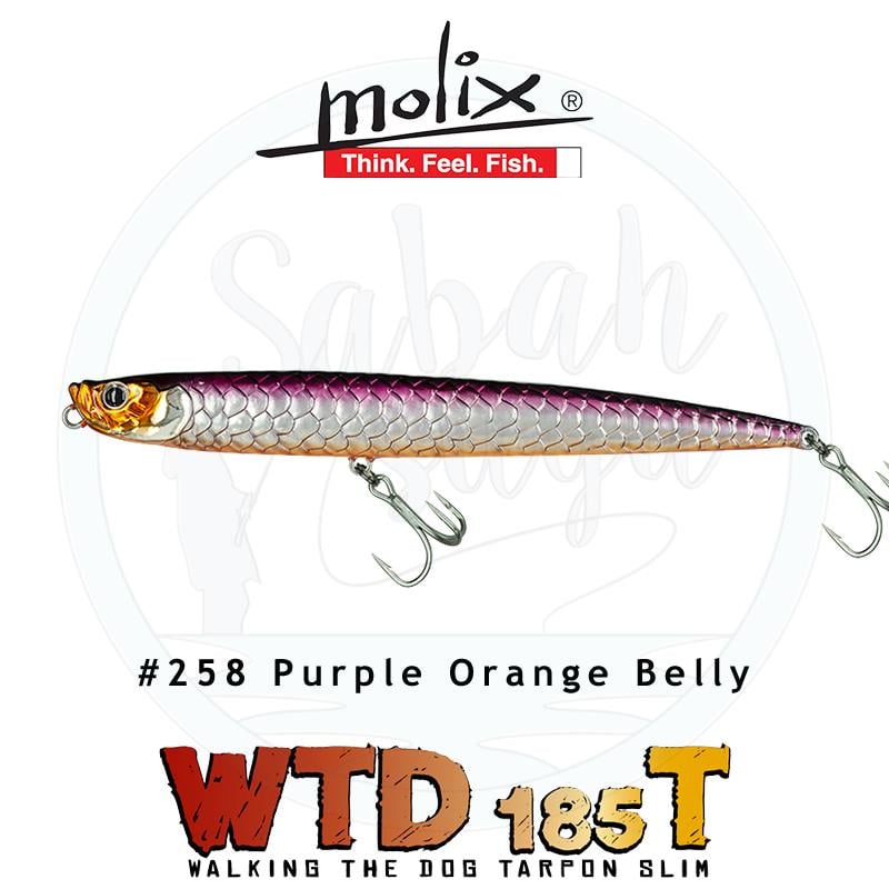Molix WTD-185T Tarpon 18.5cm 34gr Purple Orange Belly