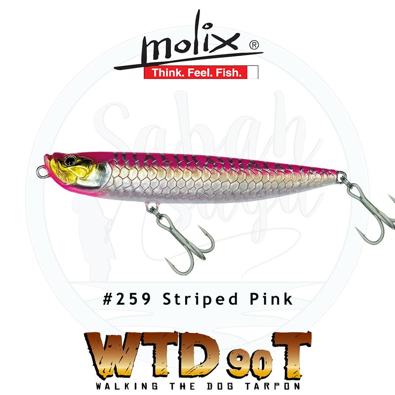 Molix WTD-90T Tarpon 9cm 10gr Striped Pink