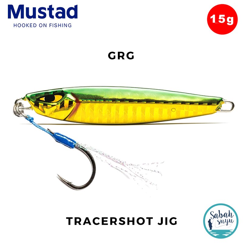 Mustad Tracershot Jig 15gr 6cm GRG