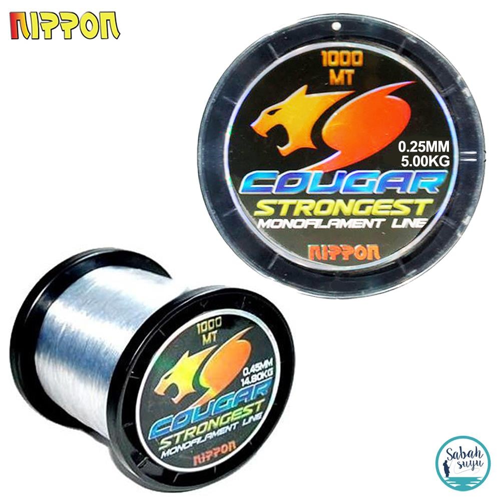 Nippon Cougar Mono Misina 1000mt Beyaz 0.25mm 5.0kg