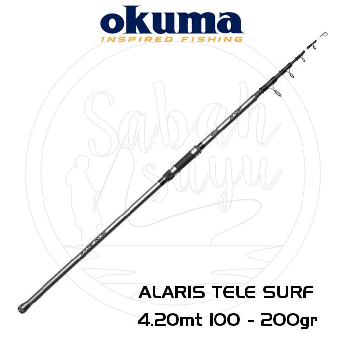 Okuma Alaris Teleskopik Surf Kamış 4.20mt 100-200gr
