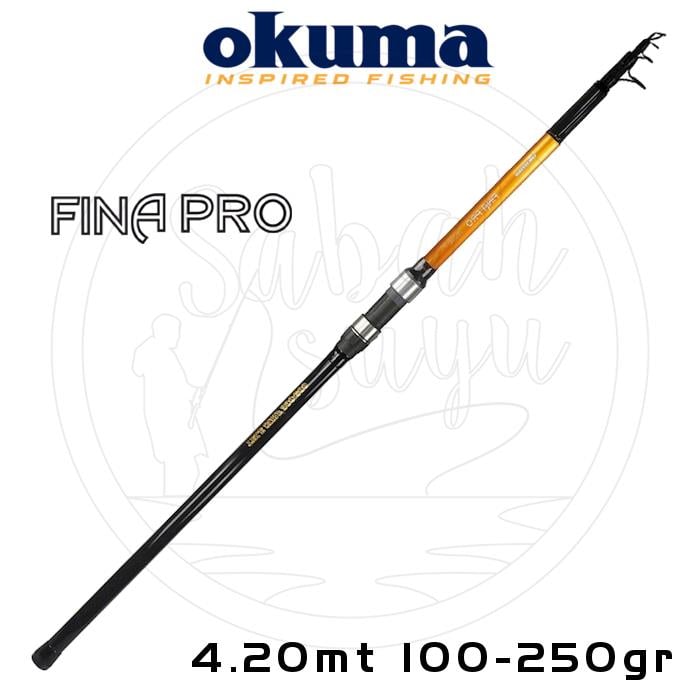 Okuma Fina Pro Teleskopik Surf Kamış 4.20mt 100-250gr