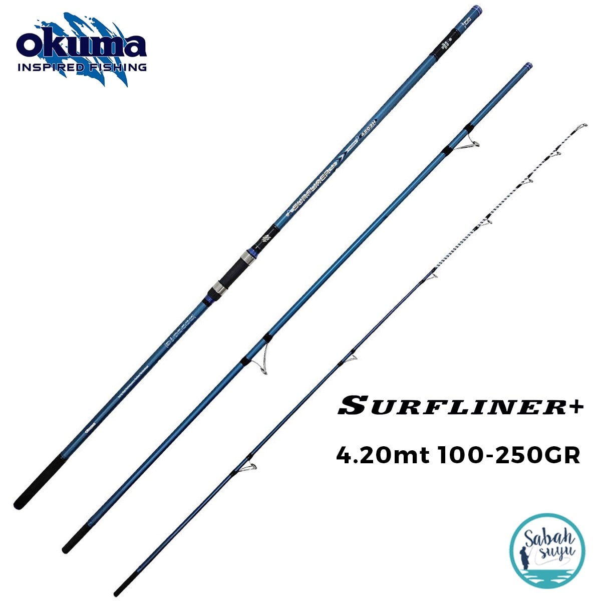 Okuma Surfliner+ 4.20 mt 100-250gr (3P) Surf Kamış
