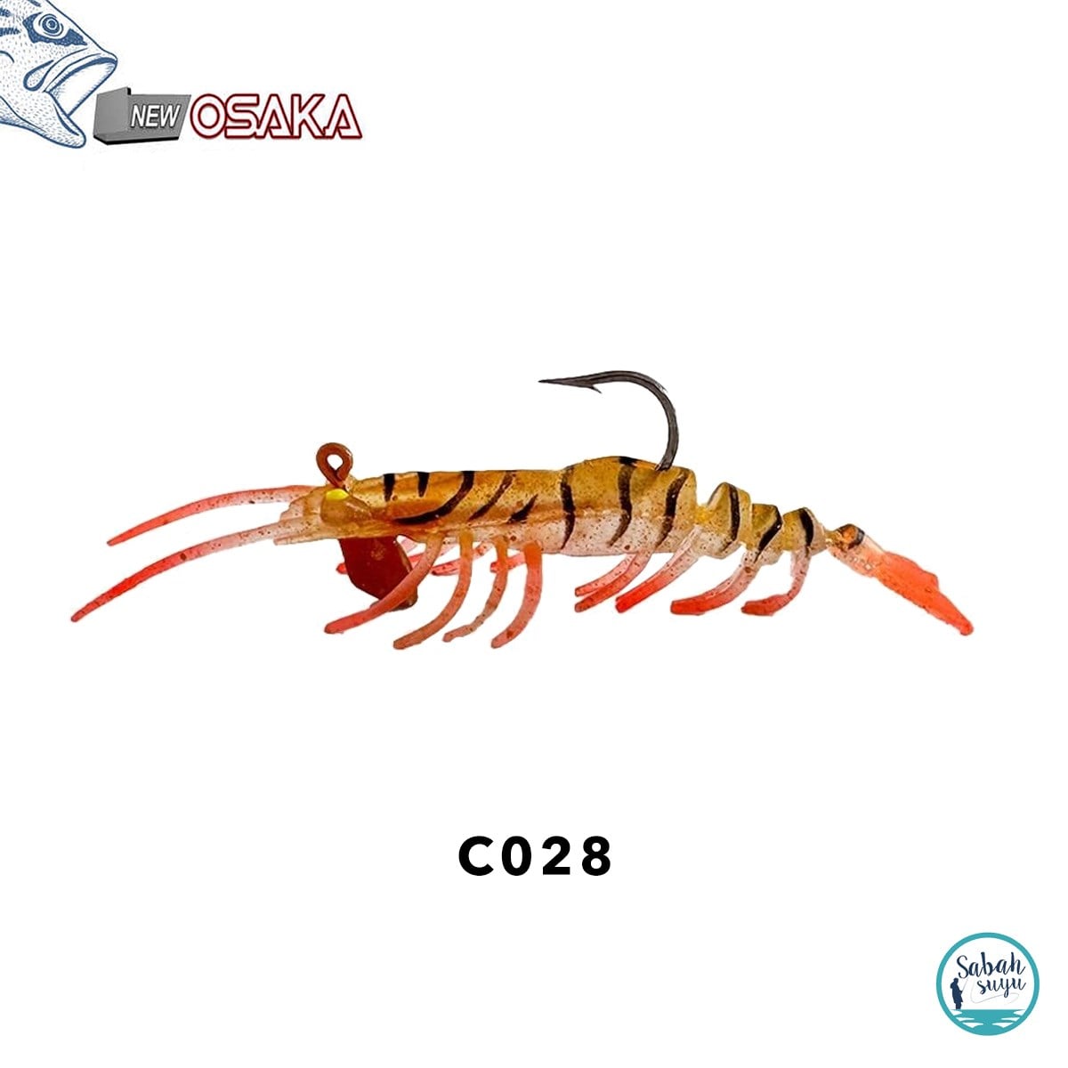 Osaka Caridina Shrimp TPE Yumuşak Karides 7.62cm 6.5gr C028