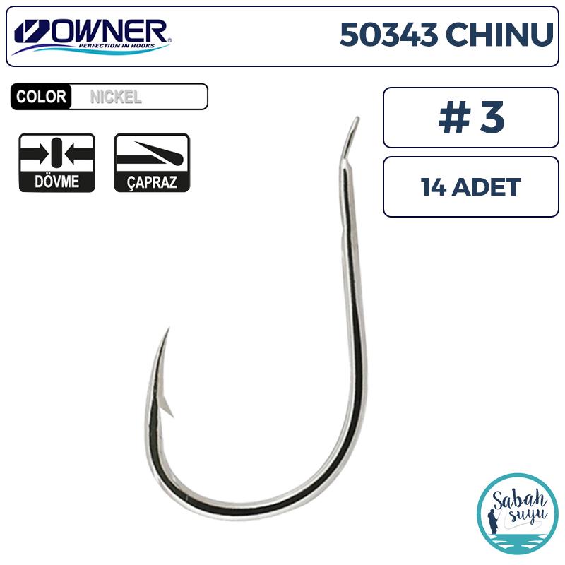 Owner 50343 Chinu İğne #3 (14 Adet) Beyaz