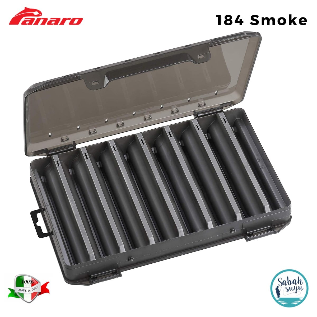 Plastica Panaro 184 15 Gözlü Ç.T. Kutu 275X185X48mm Smoke