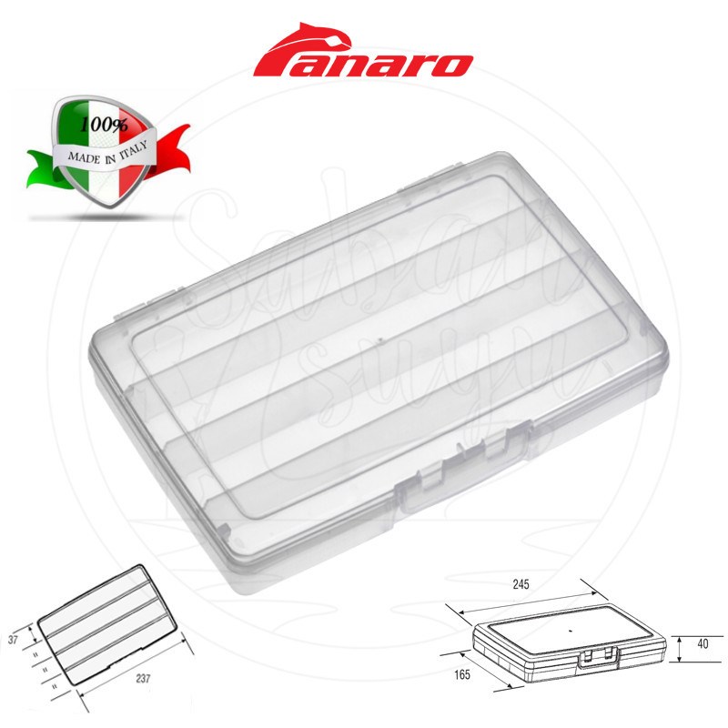 Plastica Panaro 191/4N 4 Gözlü Kutu 245X165X40mm.